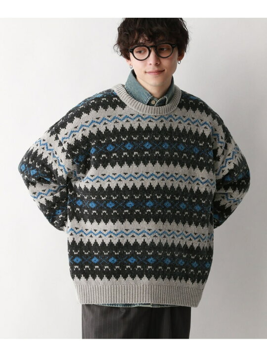 楽天市場】【SALE／50%OFF】【UNISEX】ノルディック柄/クルーネック 
