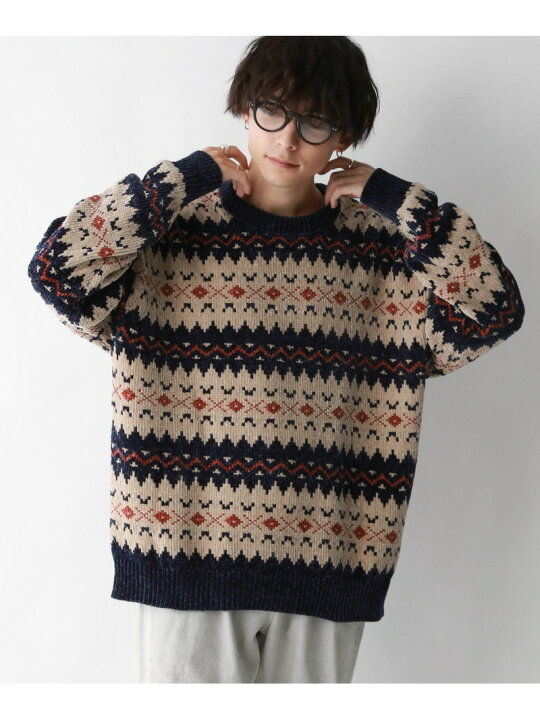 楽天市場】【SALE／50%OFF】【UNISEX】ノルディック柄/クルーネック 