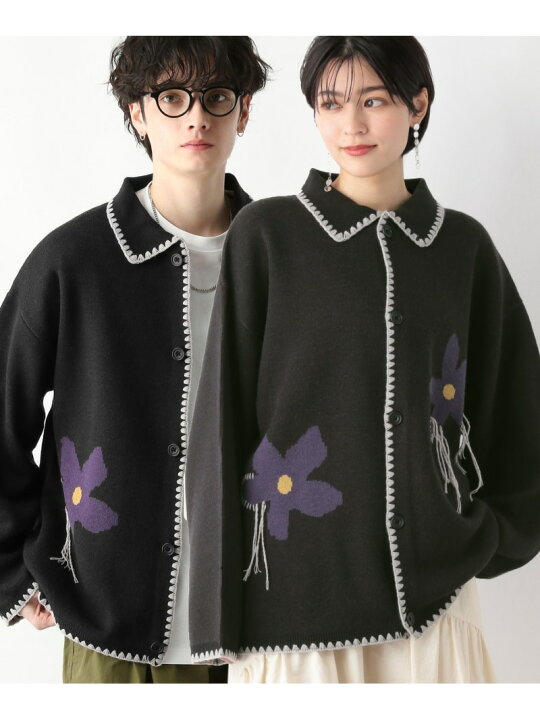 楽天市場】【SALE／50%OFF】フラワーデザイン/ステッチニットルーズ 