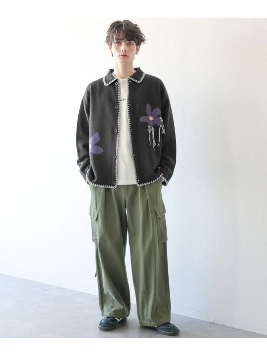 楽天市場】【SALE／50%OFF】フラワーデザイン/ステッチニットルーズ 