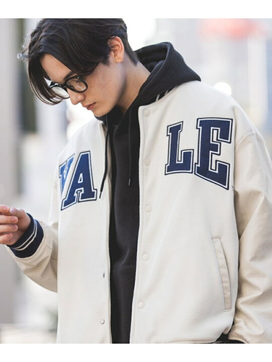 楽天市場】【SALE／30%OFF】(M)YALEカレッジスタジャン RAGEBLUE 