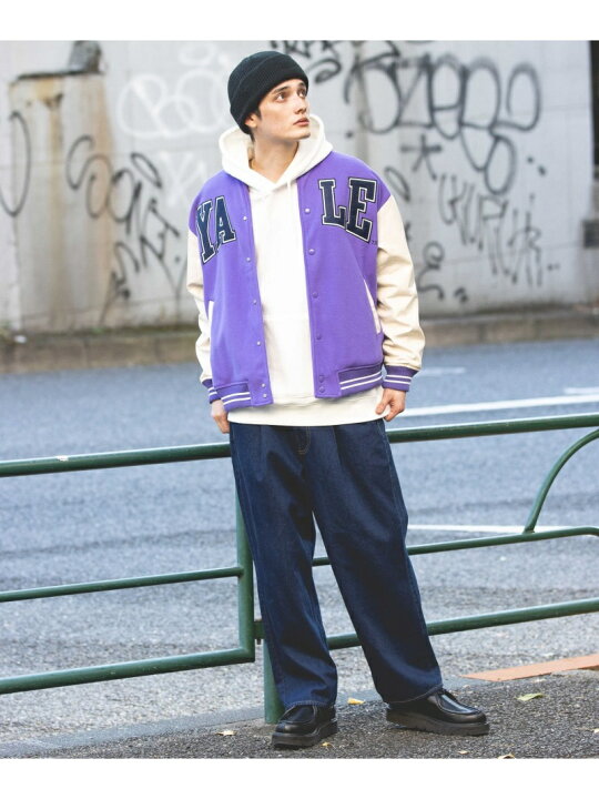 楽天市場】【SALE／30%OFF】(M)YALEカレッジスタジャン RAGEBLUE 