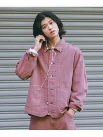 12ozデニム/カツラギカバーオール【セットアップ対応】 RAGEBLUE レイジブルー ジャケット・アウター デニムジャケット ホワイト ネイビー ピンク【送料無料】[Rakuten Fashion]