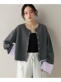 【SALE／20%OFF】ロールアップデザイン/バイカラーニットカーディガン RAGEBLUE レイジブルー トップス ニット ブルー ピンク ネイビー【RBA_E】【送料無料】[Rakuten Fashion]