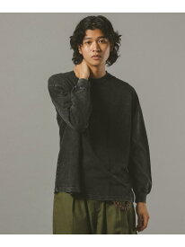 【SALE／50%OFF】ヴィンテージライク/ケミカル加工ロンT RAGEBLUE レイジブルー トップス カットソー・Tシャツ ブラウン グレー【RBA_E】[Rakuten Fashion]