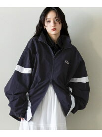 【SALE／50%OFF】【WOMENS】選べるシルエット/スタンドネックナイロンルーズトラックジャケット RAGEBLUE レイジブルー ジャケット・アウター ブルゾン・ジャンパー ホワイト ネイビー【RBA_E】【送料無料】[Rakuten Fashion]