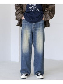 【SALE／50%OFF】12オンス/ルーズフィットデニムバギーパンツ5P RAGEBLUE レイジブルー パンツ ジーンズ・デニムパンツ ホワイト グレー ブラウン ブルー ネイビー【RBA_E】[Rakuten Fashion]