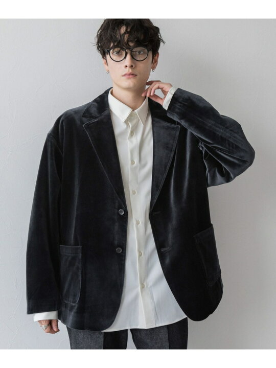 楽天市場】【SALE／50%OFF】(M)カットベロアジャケット RAGEBLUE 