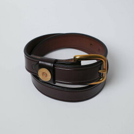 TORY LEATHER SPORTSMANS DREAM-A BELT WITH A GENUINE SHORT SHELL ON THE KEEPER 2151 2152 トリーレザー スポーツマン ドリーム ベルト ウィズ ジェニュイン ショート シェル オン ザ キーパー