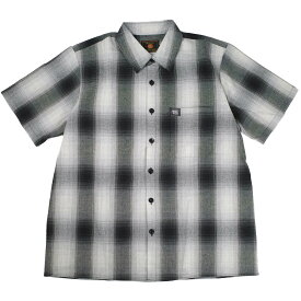 【T16】 FB COUNTY エフビーカウンティ S/S CHECKER FLANNEL SHIRT ショートスリーブ チェッカー フランネル シャツ FBC004