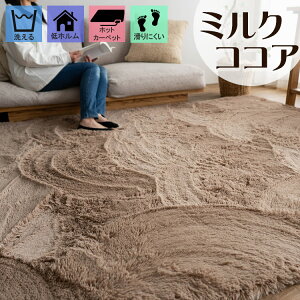 ラグ 洗える 約 4.5畳弱 ラグマット 220×220 サラふわ カーペット リビング 無地 絨毯 北欧 おしゃれ じゅうたん かわいい シャギーラグ 洗えるカーペット ホワイト ブラック グレー 白 黒 洗濯