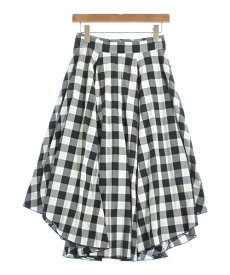 DOUBLE STANDARD CLOTHING ダブルスタンダードクロージングロング・マキシ丈スカート レディース 38(M位) 黒x白(チェック)【中古】【古着】