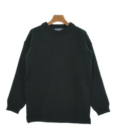 GUERNSEY WOOLLENS ガンジーウーレンズニット・セーター メンズ 38(XS位) 黒【中古】【古着】