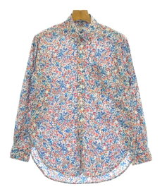 Engineered Garments エンジニアドガーメンツパーカー メンズ XS 白x青xオレンジ等(総柄)【中古】【古着】