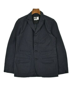 Engineered Garments エンジニアドガーメンツカジュアルジャケット メンズ XS 紺xグレー(ストライプ)【中古】【古着】