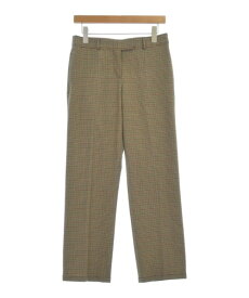 A.P.C. アーペーセースラックス レディース 36(S位) ベージュx茶x緑系等(チェック)【中古】【古着】