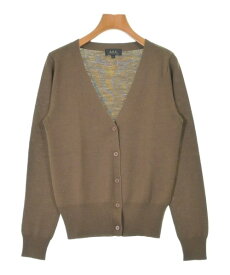 A.P.C. アーペーセーカーディガン レディース M 茶【中古】【古着】