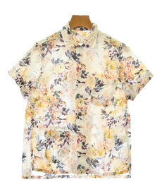 Engineered Garments エンジニアドガーメンツカジュアルシャツ レディース 1(S位) 白xエンジ系xオレンジ等(花柄)【中古】【古着】
