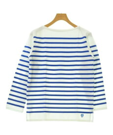 ORCIVAL オーシバルTシャツ・カットソー メンズ 2(XS位) 白x青(ボーダー)【中古】【古着】