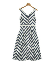 Polo Ralph Lauren ポロラルフローレンワンピース レディース 0(XS位) 紺x白(総柄)【中古】【古着】