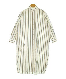 TICCA ティッカシャツワンピース レディース F 白x紺x黄(ストライプ)【中古】【古着】