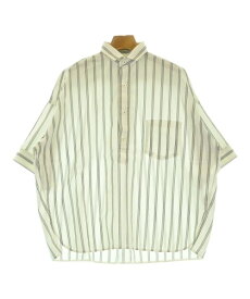 TICCA ティッカカジュアルシャツ レディース F 白x黒(ストライプ)【中古】【古着】