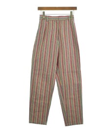 H BEAUTY&YOUTH エイチビューティーアンドユースパンツ（その他） レディース S ピンクx青系等(ストライプ)【中古】【古着】