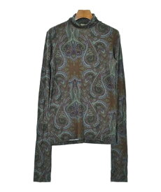 INSCRIRE アンスクリアTシャツ・カットソー レディース -(M位) 緑系x水色x赤等(ペイズリー)【中古】【古着】