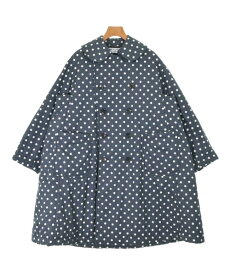 COMME des GARCONS COMME des GARCONS コムデギャルソンコムデギャルソンステンカラーコート レディース F 紺x白(ドット)【中古】【古着】