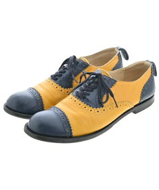 COMME des GARCONS コムデギャルソンドレスシューズ/ローファー レディース 23 1/2(23.5cm位) 黄x紺【中古】【古着】