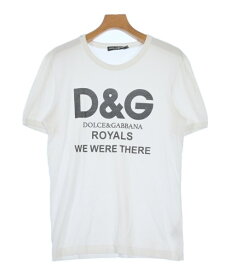 DOLCE&GABBANA ドルチェアンドガッバーナTシャツ・カットソー メンズ XS 白【中古】【古着】