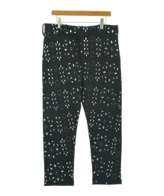 ANN DEMEULEMEESTER アンドゥムルメステールパンツ（その他） メンズ XS 黒x白(総柄)【中古】【古着】
