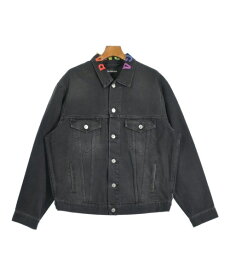 BALENCIAGA バレンシアガデニムジャケット メンズ 44(S位) 黒(デニム)【中古】【古着】