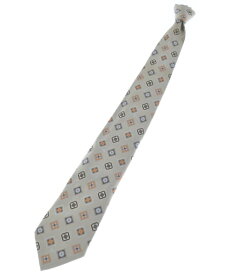 EMILIO PUCCI エミリオプッチネクタイ メンズ - ベージュx茶x黄等(総柄)【中古】【古着】