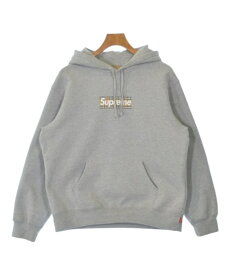 Supreme シュプリームパーカー メンズ S グレー【中古】【古着】