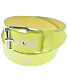 Supreme シュプリームベルト メンズ - 黄【中古】【古着】