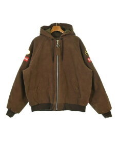 Supreme シュプリームライダース メンズ L 茶【中古】【古着】