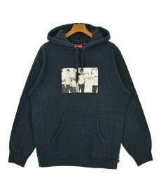 Supreme シュプリームパーカー メンズ L 紺【中古】【古着】