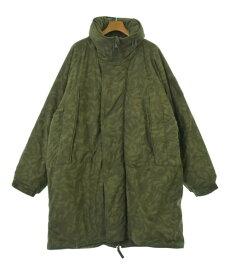 BEDWIN &THE HEARTBREAKERS ベドウィンアンドザハートブレイカーズダウンコート メンズ XL 緑(総柄)【中古】【古着】