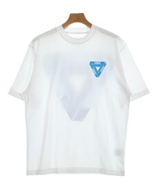 PALACE パレスTシャツ・カットソー メンズ M 白x青【中古】【古着】