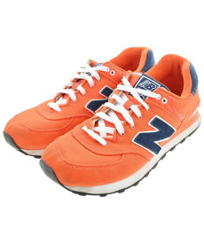 New Balance ニューバランススニーカー メンズ 27.5cm オレンジ【中古】【古着】