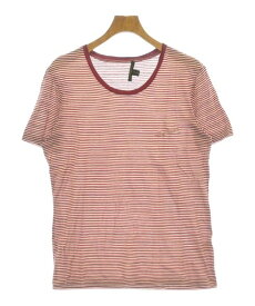 LOUIS VUITTON ルイヴィトンTシャツ・カットソー メンズ M 赤x白(ボーダー)【中古】【古着】