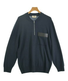 HERMES エルメスニット・セーター メンズ XL 紺【中古】【古着】