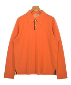 HERMES エルメスニット・セーター メンズ XL オレンジ【中古】【古着】