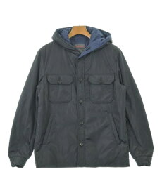 PRADA SPORT プラダスポーツダウンジャケット/ダウンベスト メンズ 46(M位) 紺【中古】【古着】