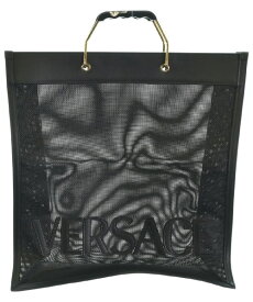 VERSACE ヴェルサーチトートバッグ レディース - 黒【中古】【古着】
