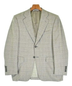 CANALI カナリテーラードジャケット メンズ 44(S位) グレー(チェック)【中古】【古着】