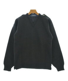 GUERNSEY WOOLLENS ガンジーウーレンズニット・セーター メンズ 40(M位) 紺【中古】【古着】