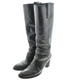 Lisa conte リサコンテブーツ レディース EU38(24.5cm位) 黒【中古】【古着】