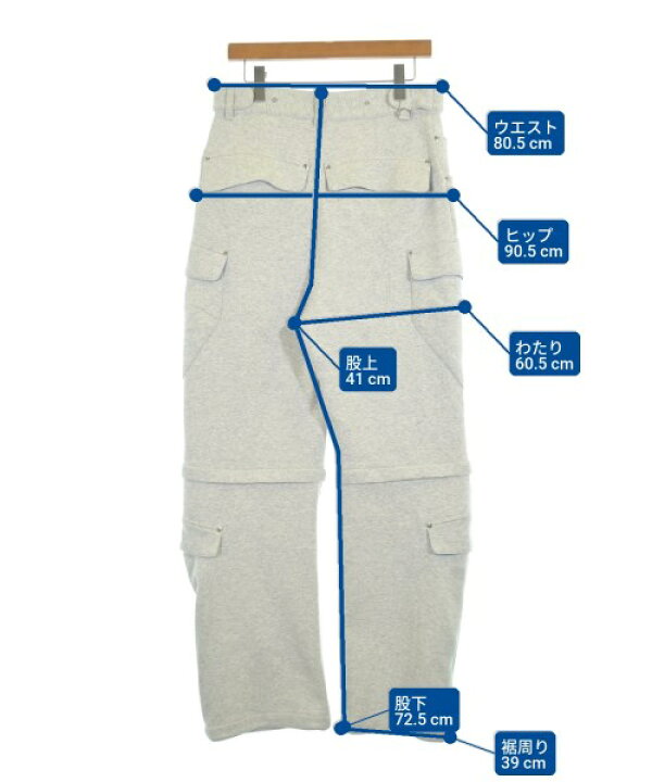 楽天市場】AFB エーエフビーカーゴパンツ メンズ M グレー【中古